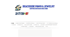 Desktop Screenshot of beachsidepawnshoppe.com